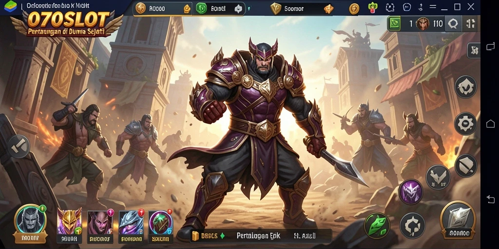 Gameplay seru dan karakter bertarung di 070SLOT.