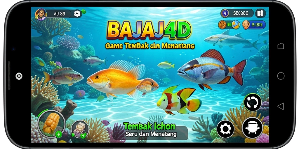 Screenshot gameplay Tembak Ikan yang seru dan menarik di BAJAJ4D.