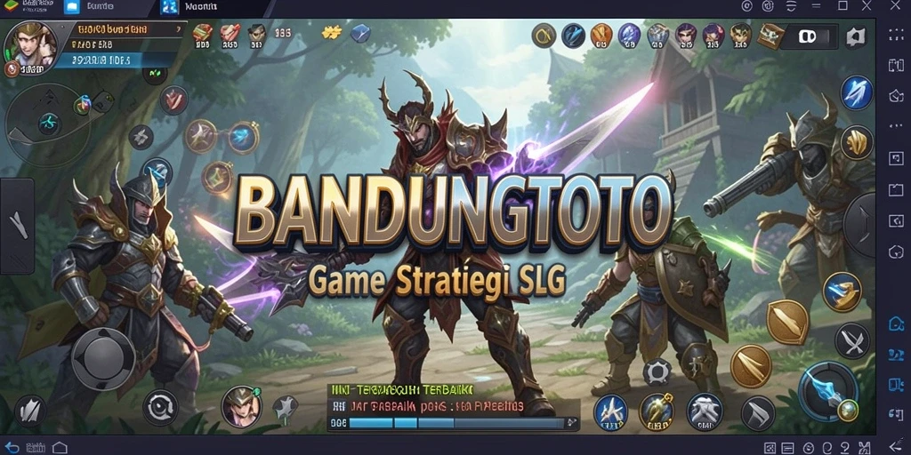 Tampilan gameplay seru dan strategi di BANDUNGTOTO.
