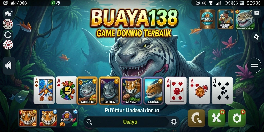 Screenshot gameplay BUAYA138 menampilkan keseruan bermain Domino.