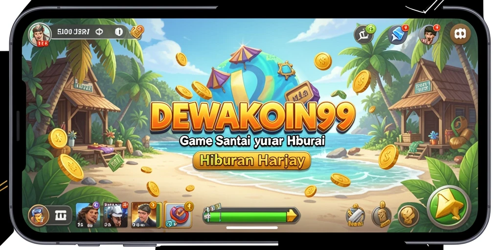 Screenshot gameplay DEWAKOIN99 yang menggambarkan keseruan permainan.