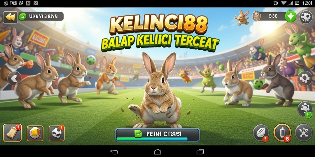 Gameplay Racing KELINCI88 yang seru dan penuh warna.