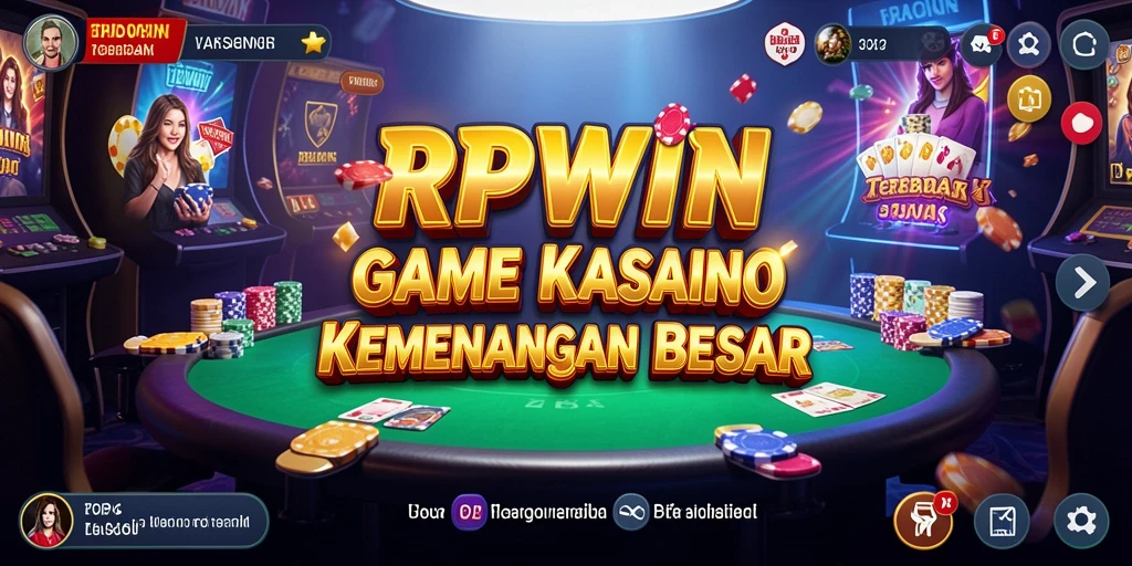 Tampilan menarik dari gameplay RPWIN yang penuh aksi Kasino.