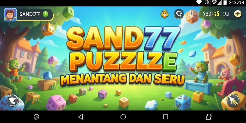 Tampilan gameplay SAND77 yang menarik dan penuh tantangan.