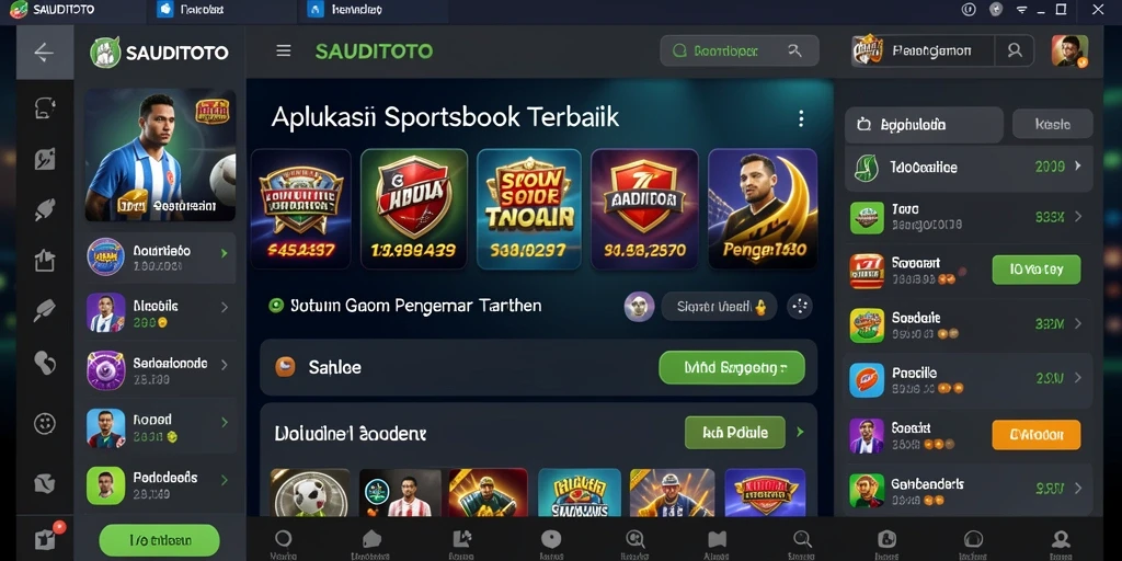 Tampilan gameplay SAUDITOTO yang menarik dengan berbagai pilihan taruhan.