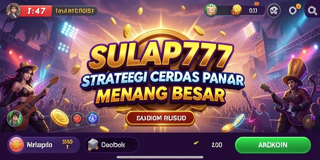 Tampilan gameplay yang menegangkan dalam SULAP777.